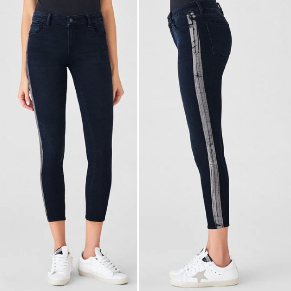 DL1961 Florence Crop Mid Rise Skinny Otis